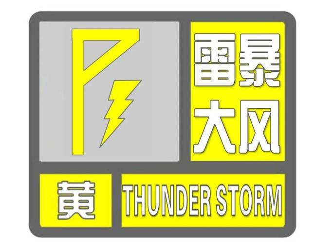 陕西省平利县发布雷雨大风黄色预警