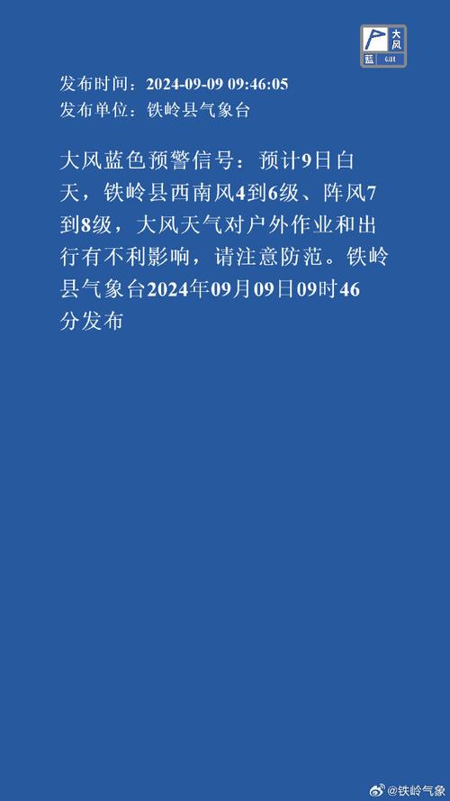 陕西省渭南市发布大风蓝色预警信号