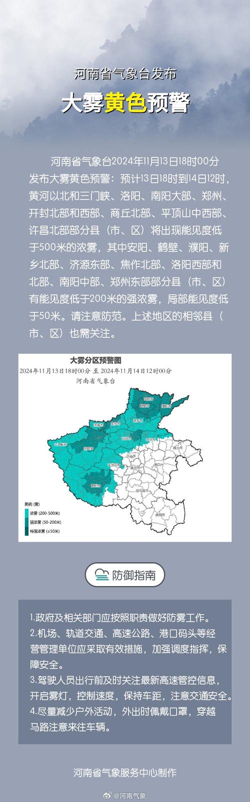 河南省泌阳县发布大雾黄色预警_2