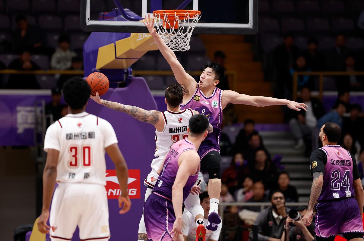 篮球——CBA常规赛:北京控股胜浙江稠州金租