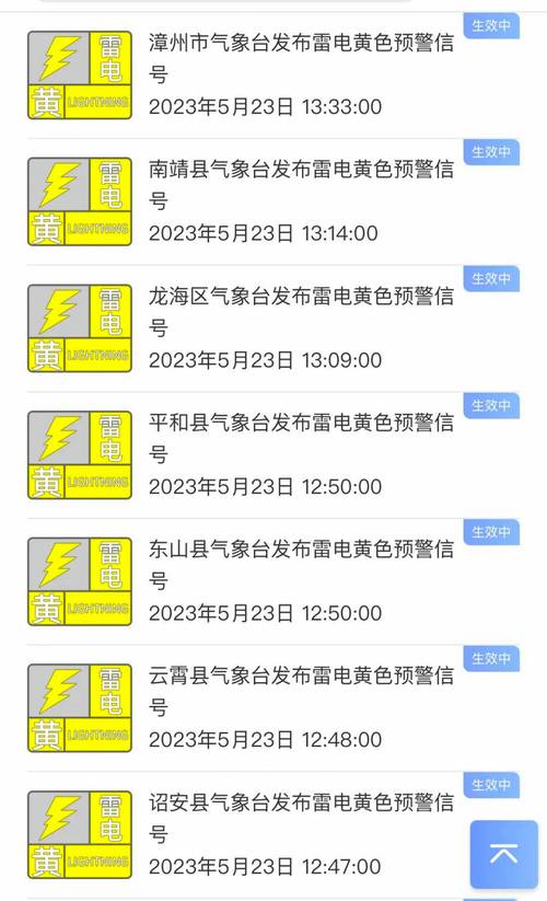 山东省五莲县发布雷电黄色预警_1