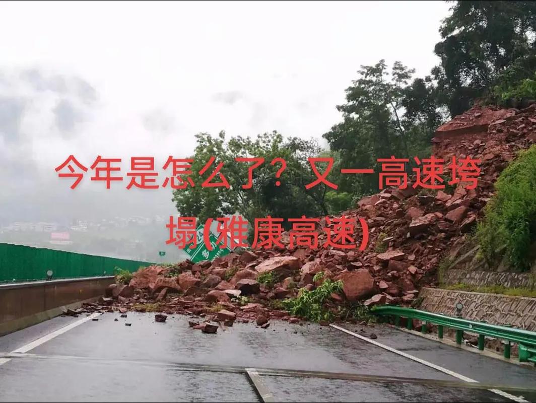 雅叶高速因突发地质灾害 双向道路中断