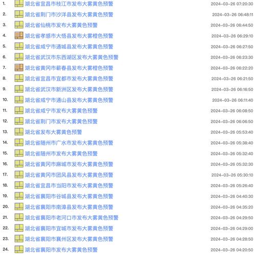 湖北省梁子湖区发布大雾黄色预警_1